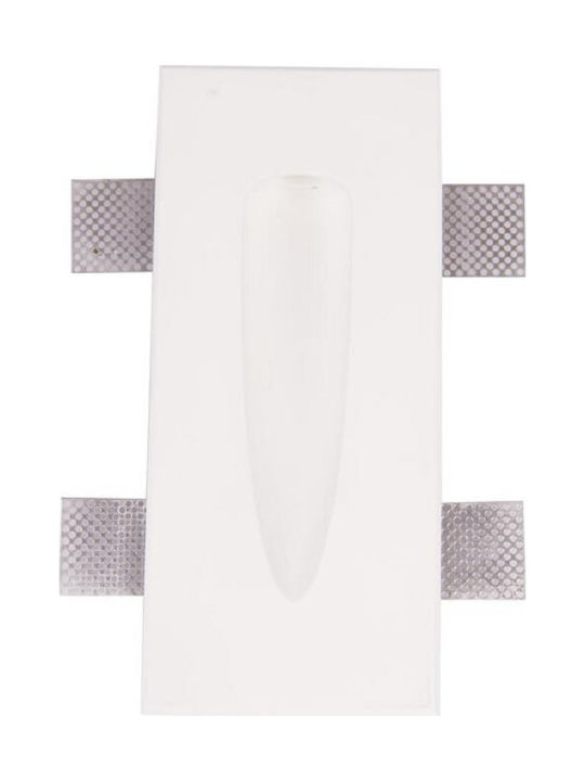 Geyer Μοντέρνο Φωτιστικό Τοίχου με Ντουί GU10 σε Λευκό Χρώμα